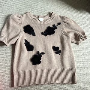 Kate Spade Appliqué Sweater size LARGE